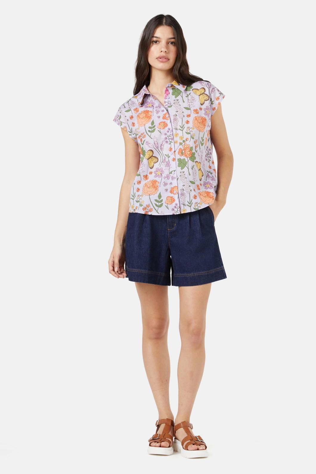 Summer Day Blouse MultiPanelBreathability Flatlock Seam Technology