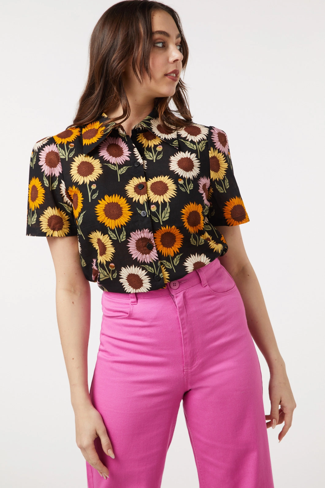 Sunflower Blouse Winter Hoodie Sleeveless Top