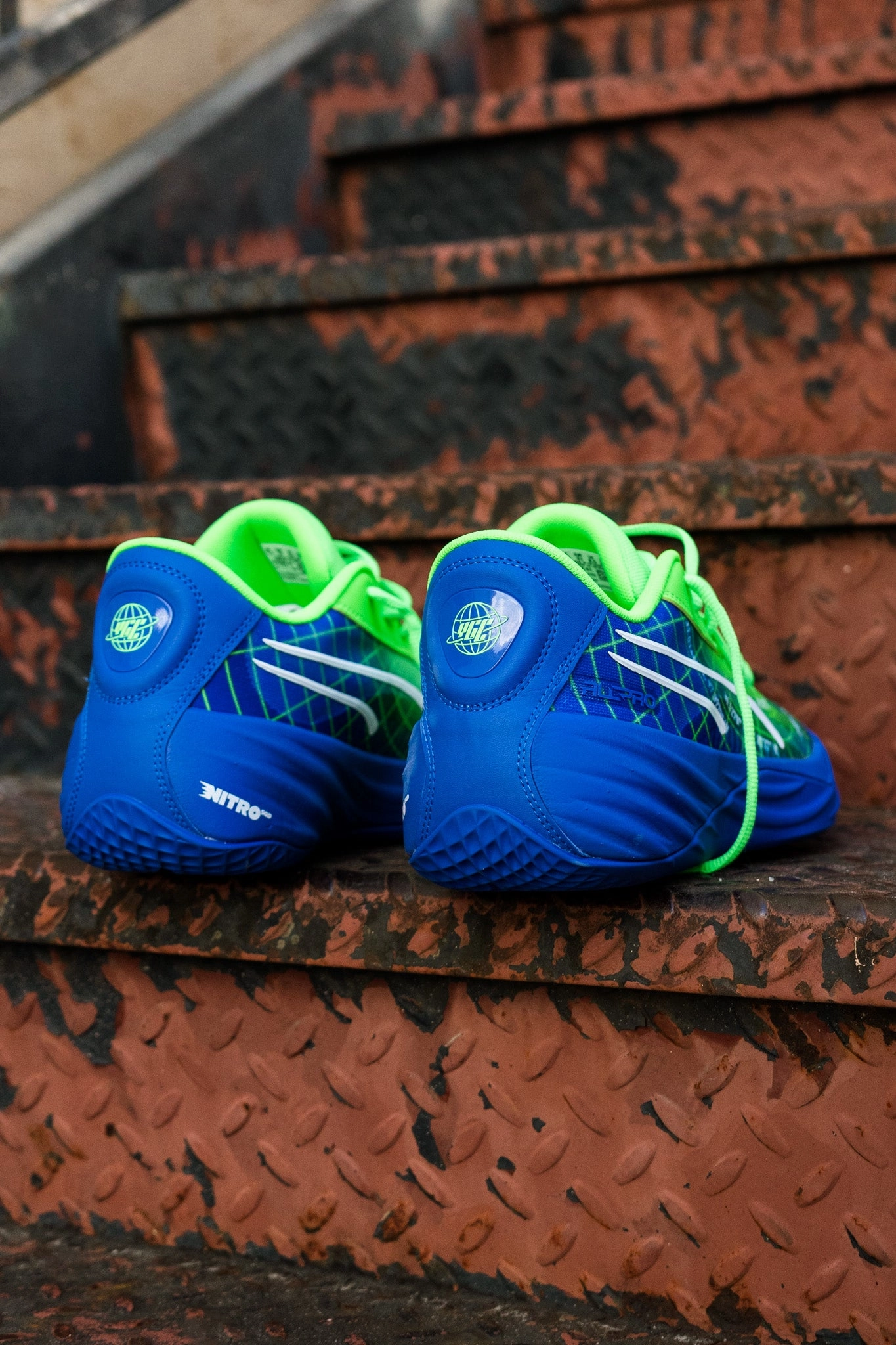 Light Pace Simple Look Mens Puma All-Pro NITRO Marcus Smart PE (Fluor Green Pes)