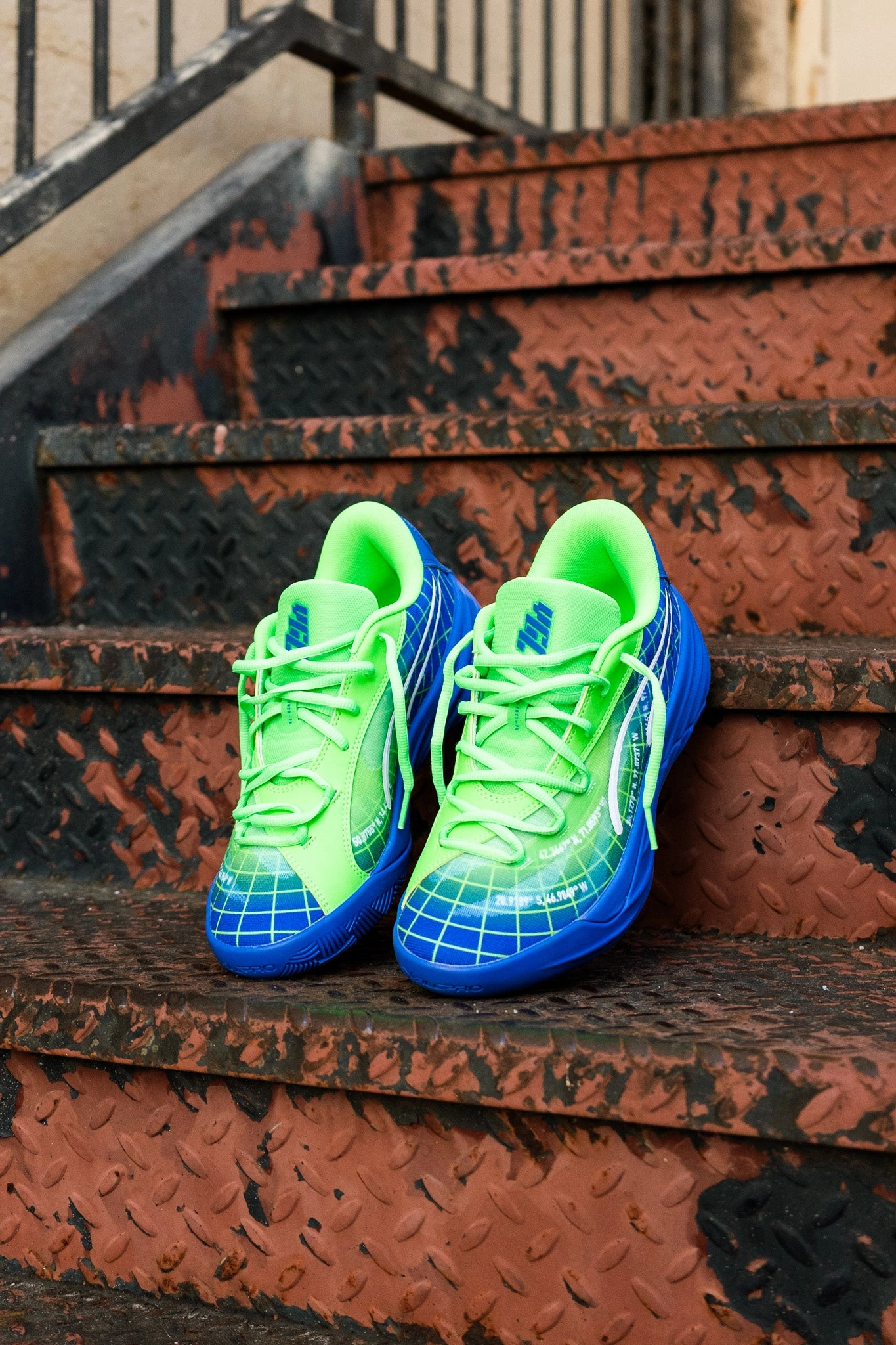 Walking Vibe Sporty Vibe Mens Puma All-Pro NITRO Marcus Smart PE (Fluor Green Pes)