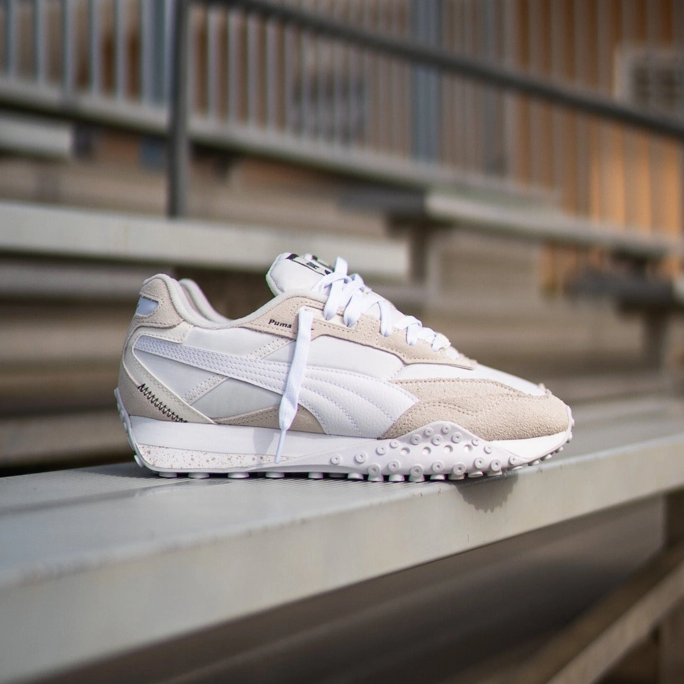 All-Weather Performance Mens Puma Blacktop Rider (Warm White)