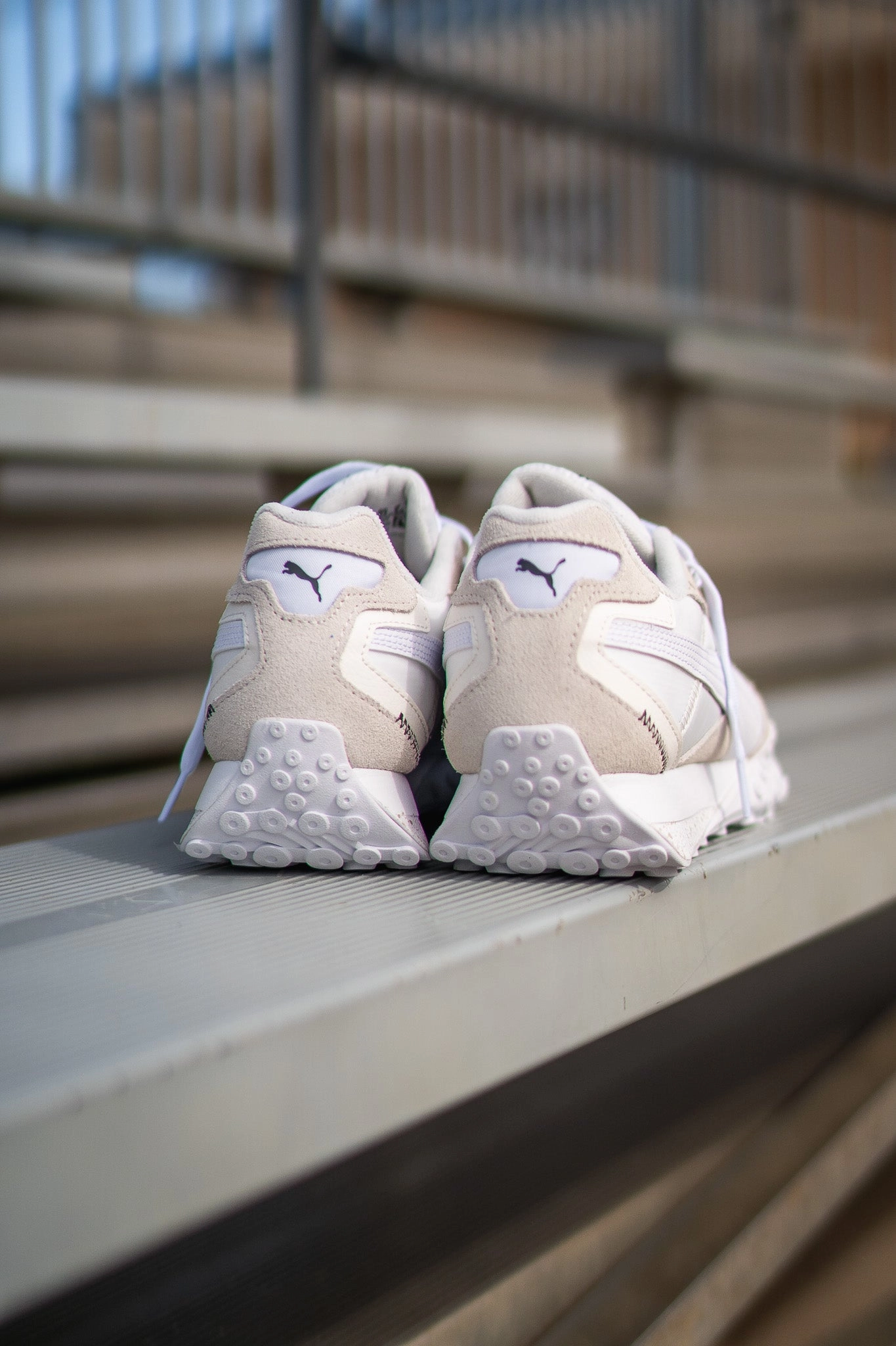 Mens Puma Blacktop Rider (Warm White) Work Day Hydrophobic Materials