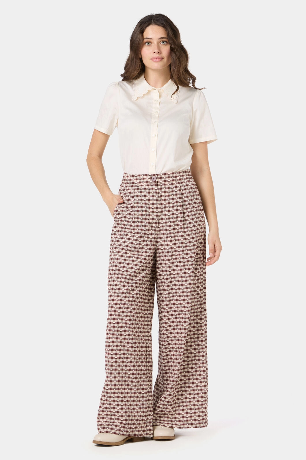 Fit Essential Sweetheart Check Pant