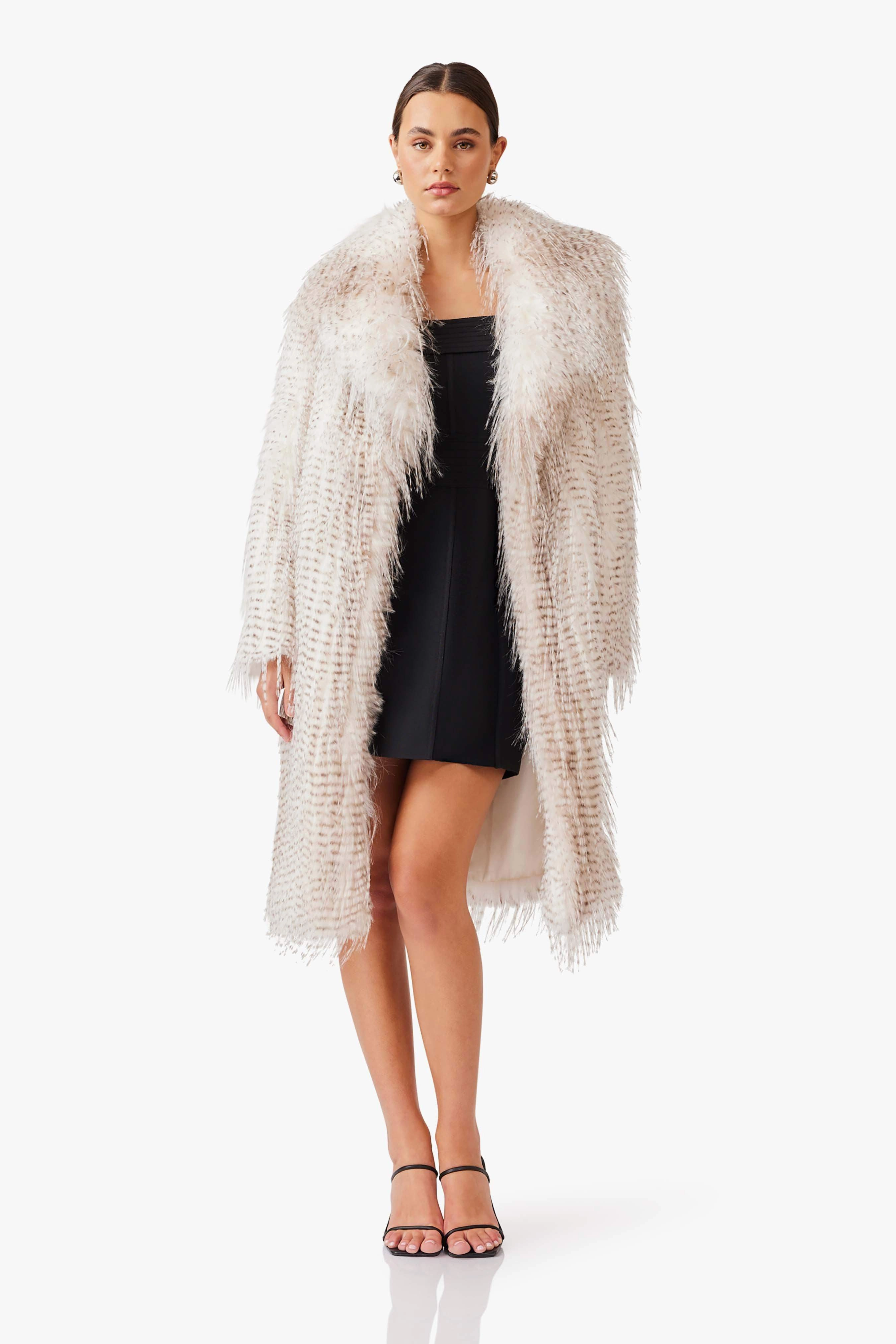 Playful touch Tansy Coat in White