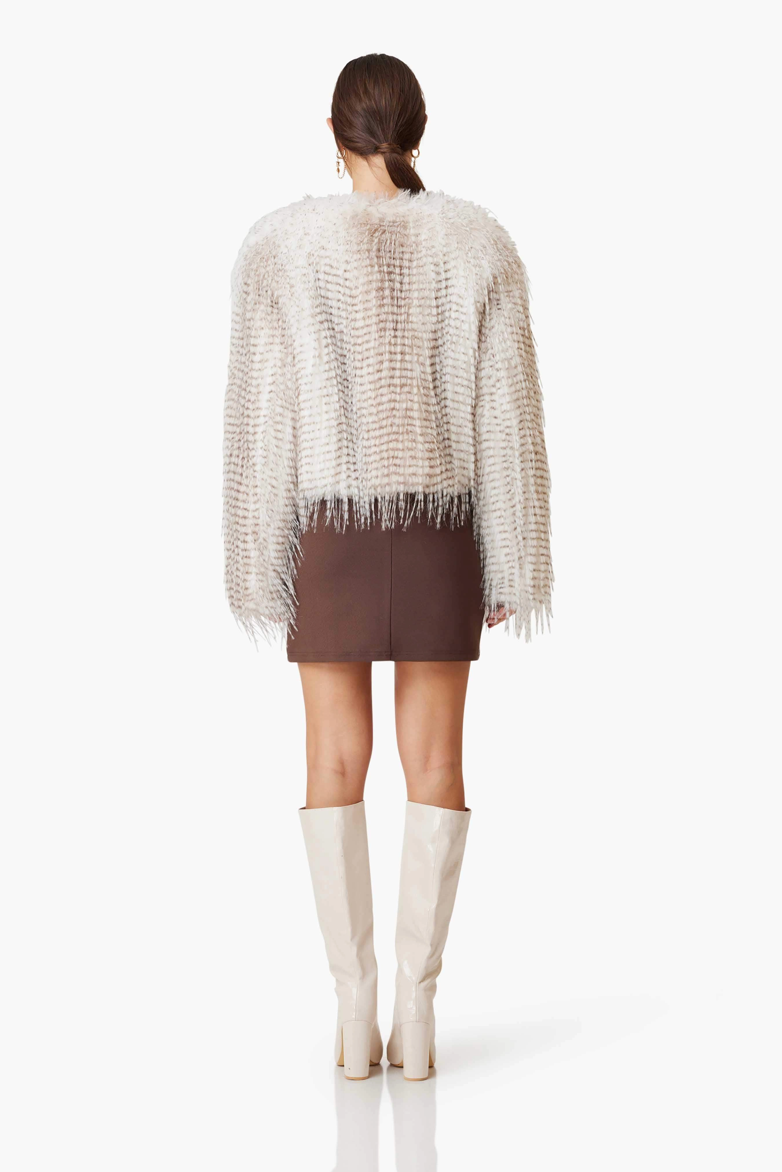 Tansy Jacket in White Contemporary Vibe Calm Movement