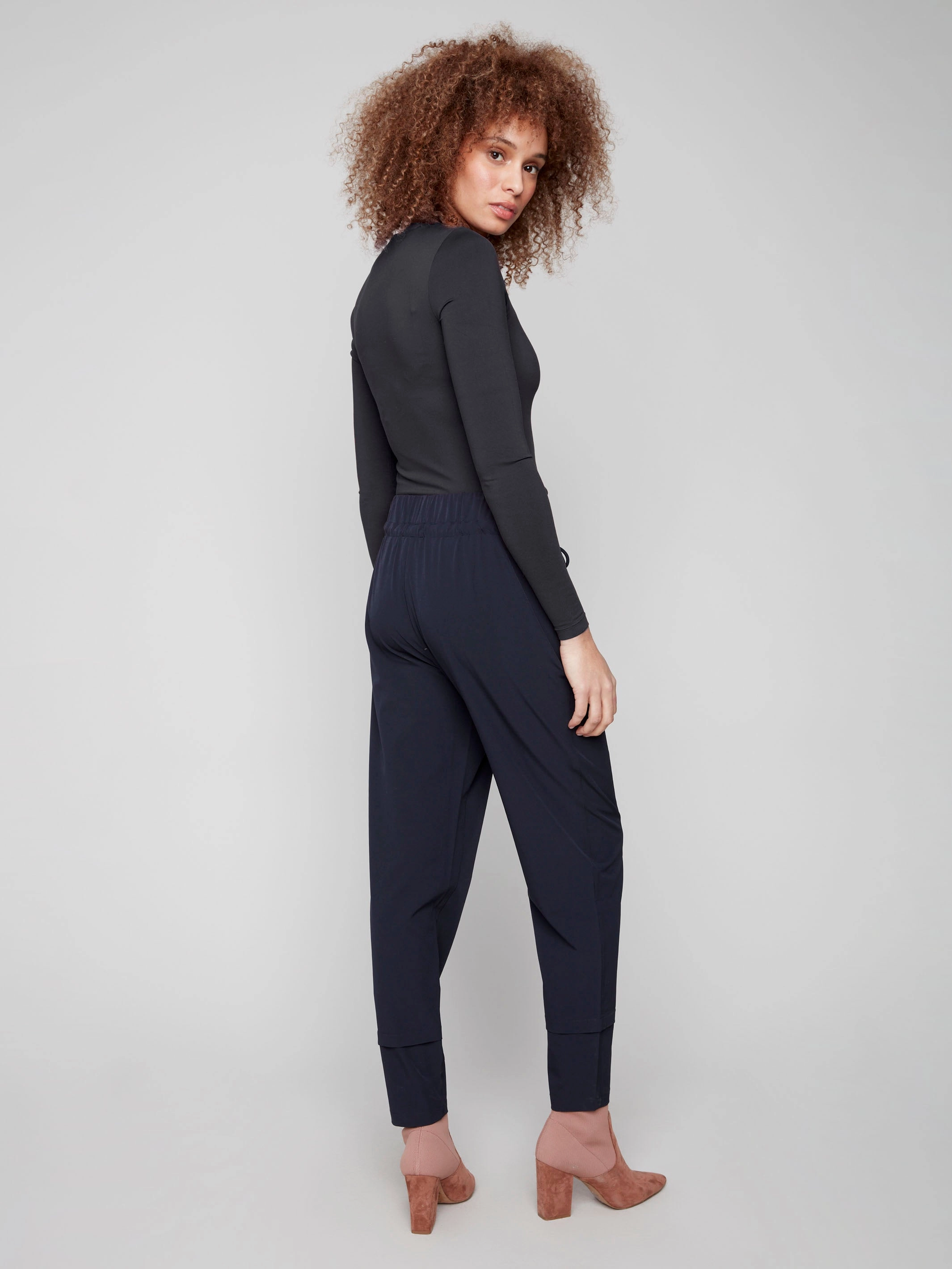 Techno Pants - Navy Adjustable Drawcord