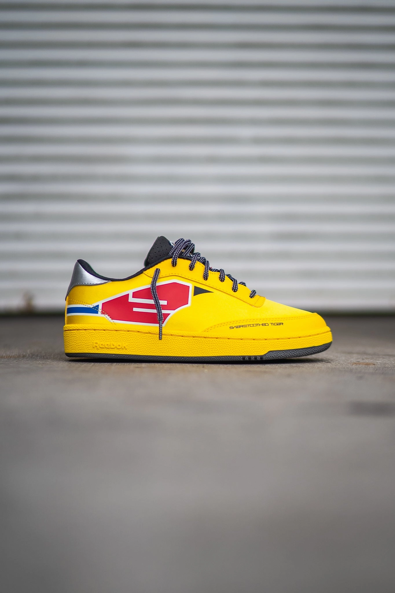 Reebok Power Rangers Club C (Bold Yellow) Blown Rubber Traction Motion Vibe