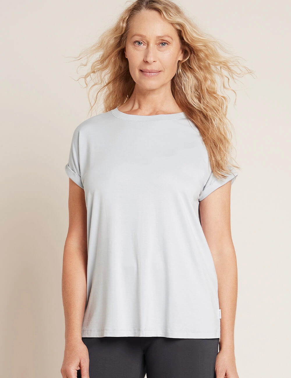 Minimalist Style UltraSoftFinish Downtime Lounge Top - Dove
