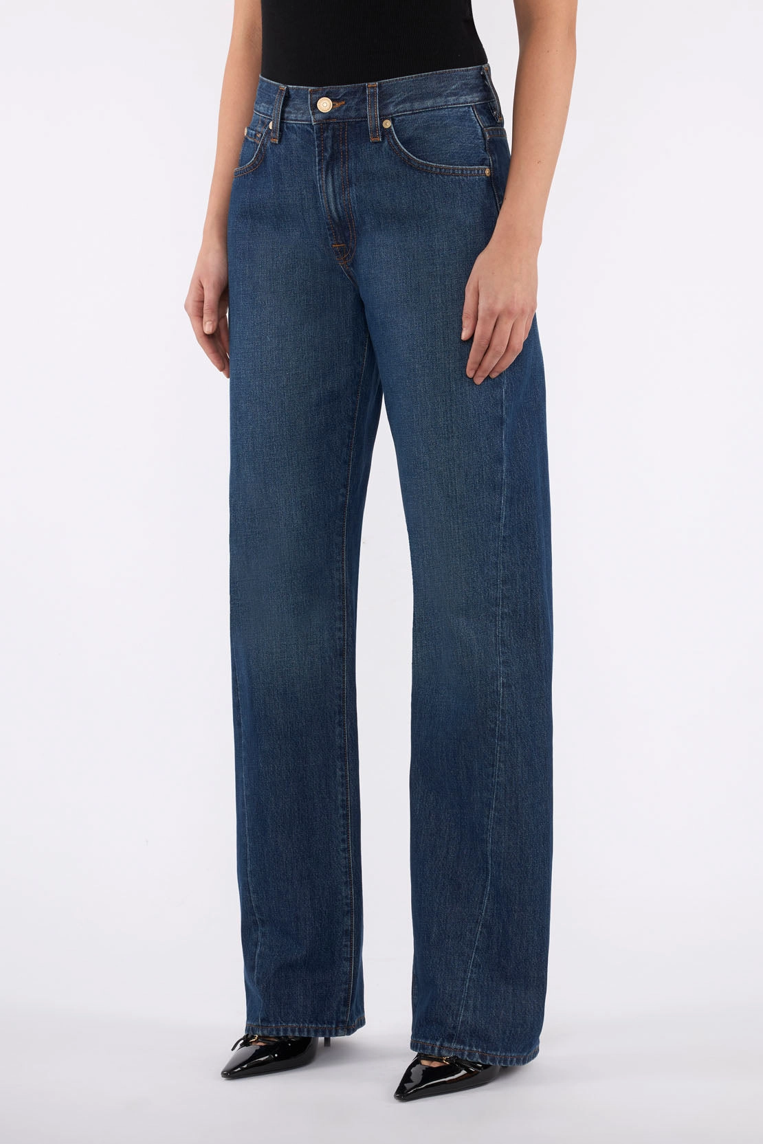 Basic Wear Matte Tone TESS TROUSER IN RADAR