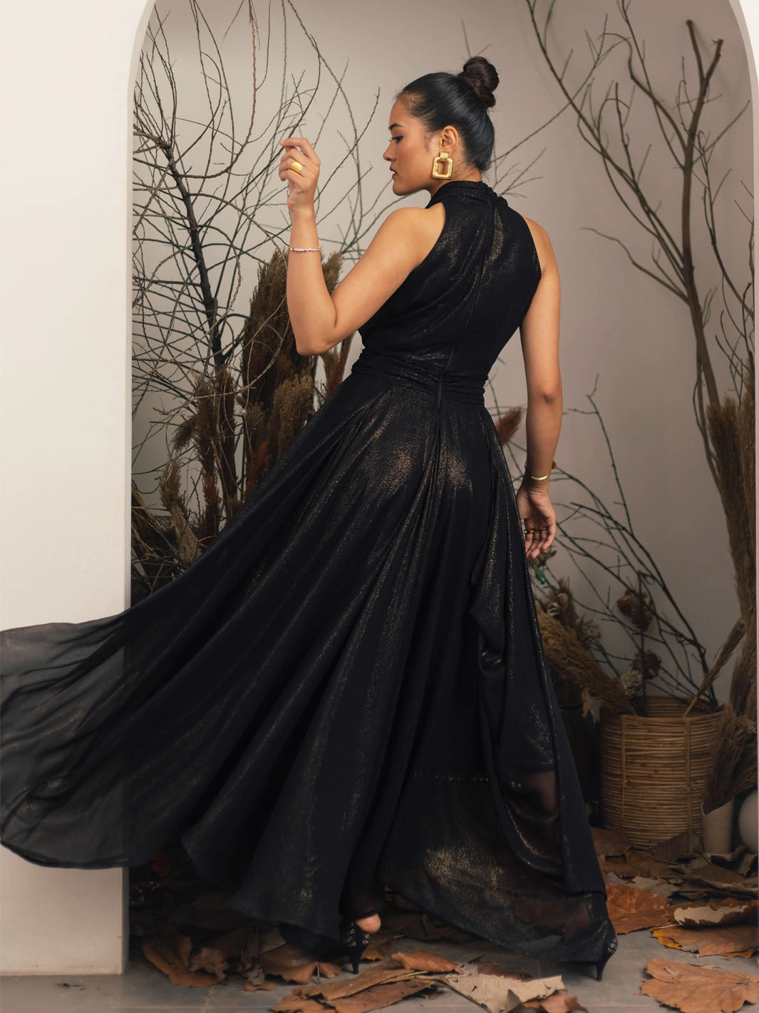 Tezca Gown Edgy Layers