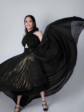 Embroidered Fabric Tezca Gown