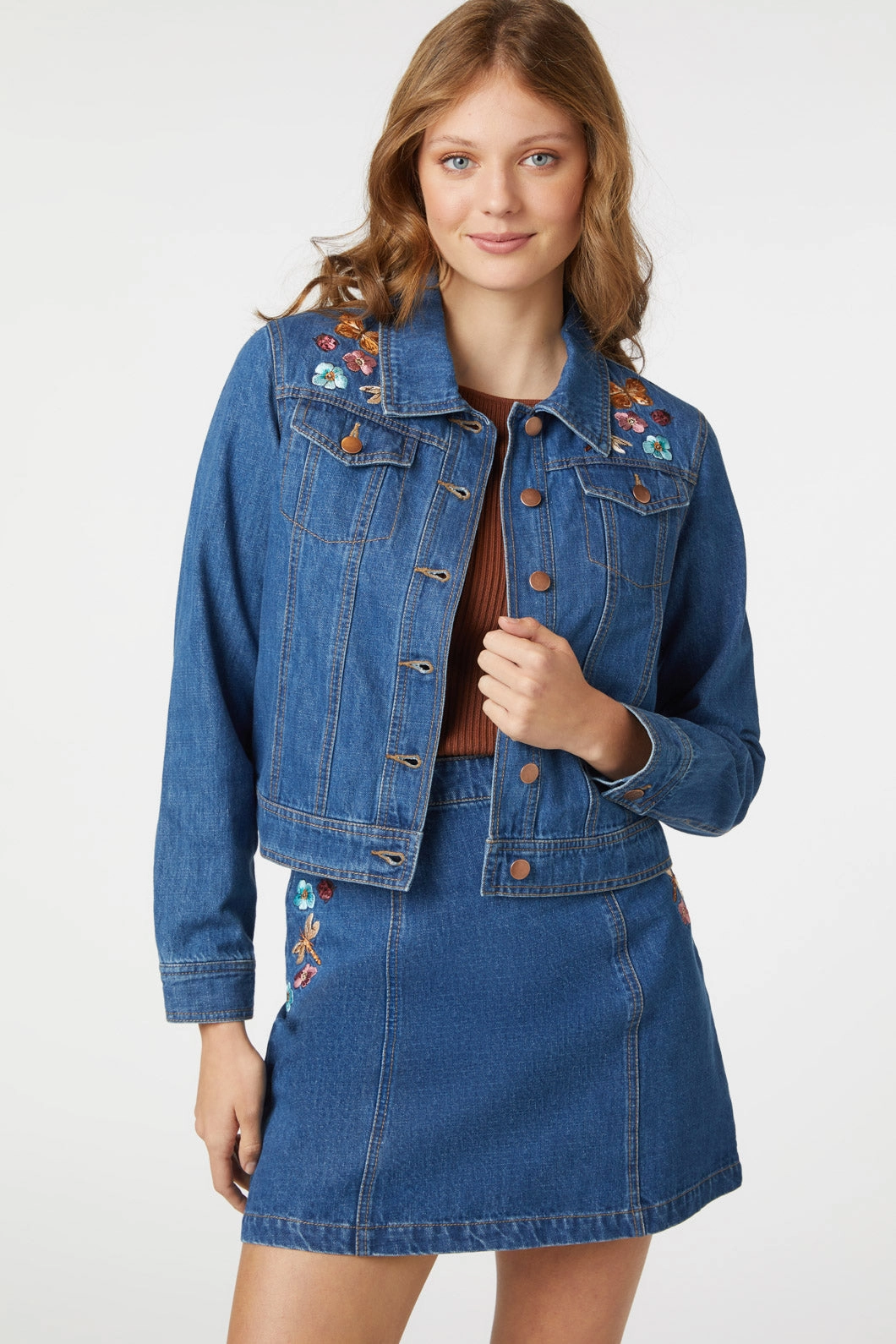 Flora Embroidered Jacket Hard Cover