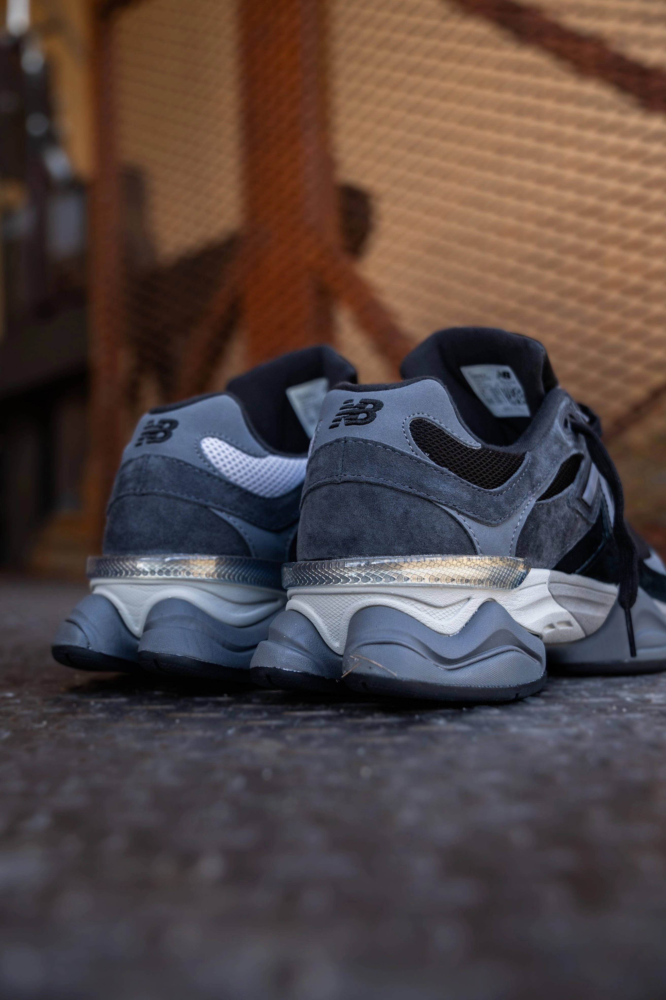 Mens New Balance 9060 (Black/Grey)-U9060BLK Zigzag Impact Zone