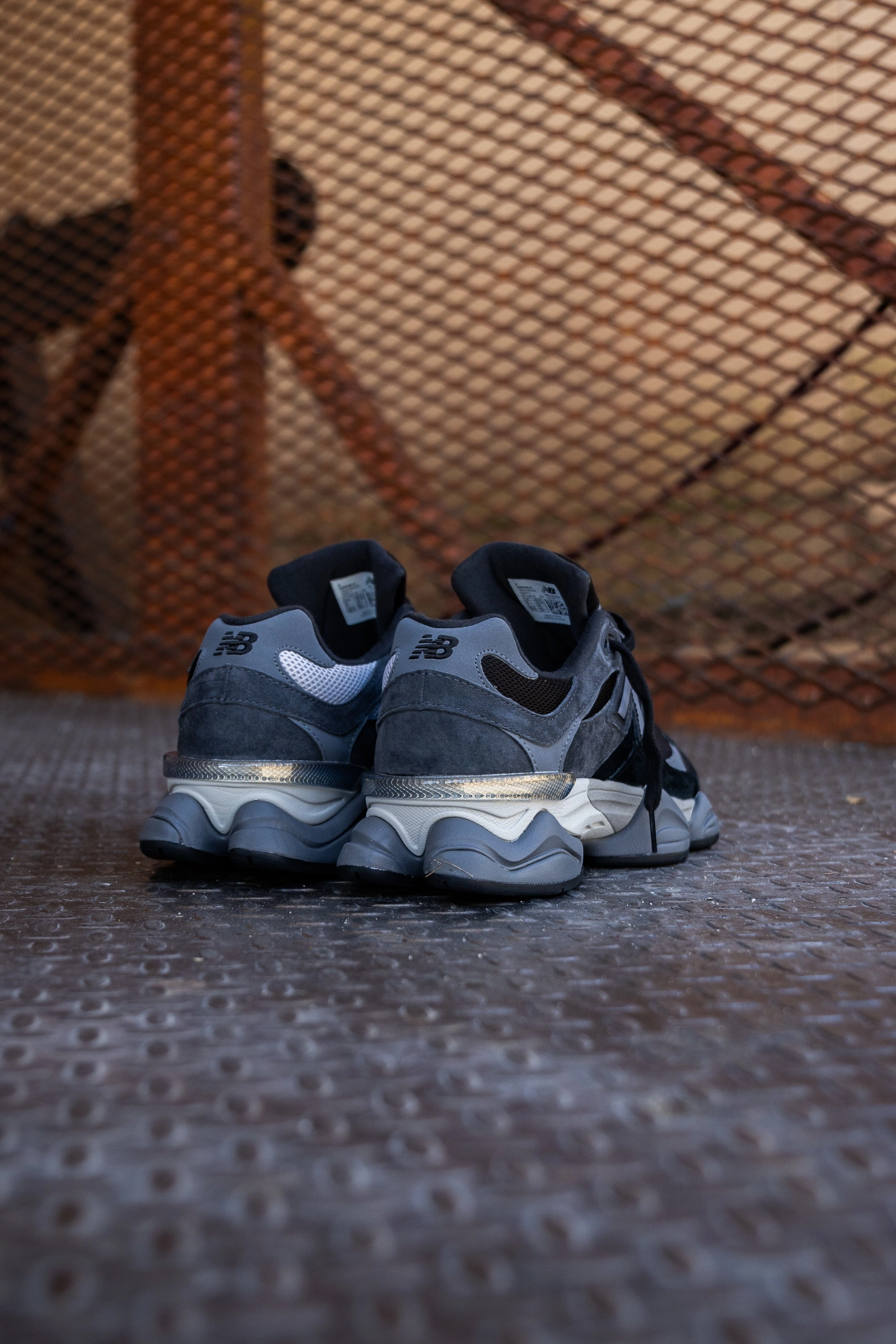 Mens New Balance 9060 (Black/Grey)-U9060BLK Adaptive stability TPU Reinforcement