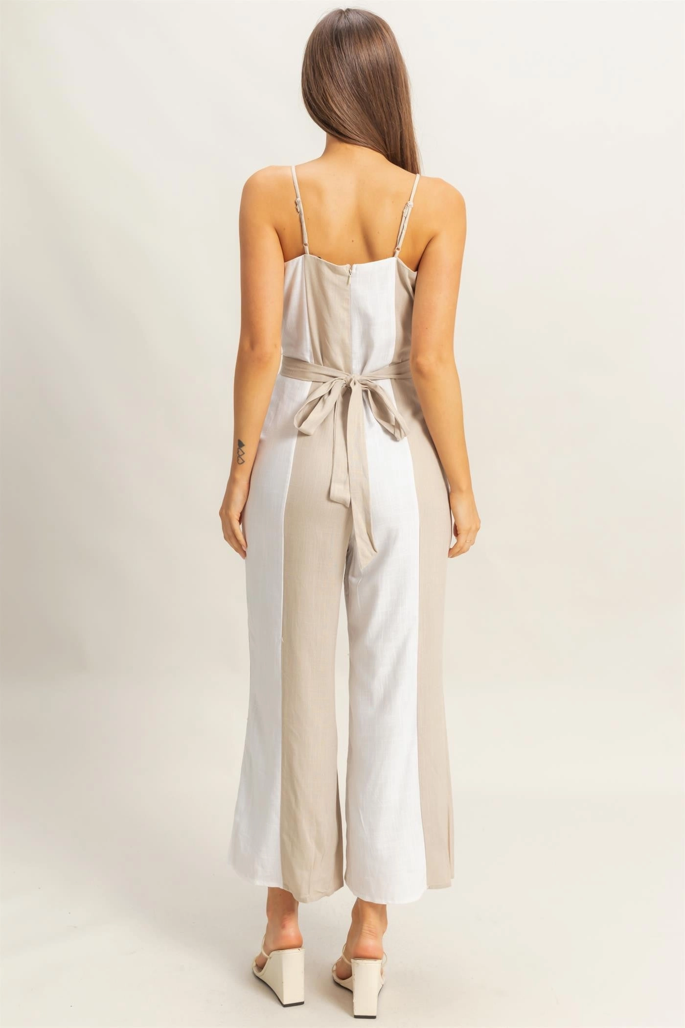 Classic Suit VERTICAL STRIPE JUMPSUIT