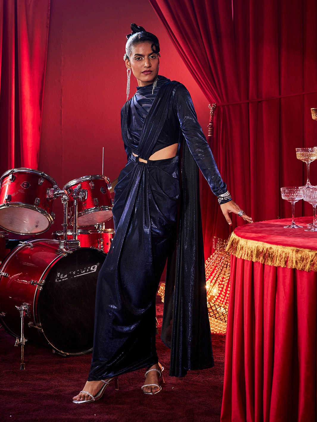 Tiara Cutout Gown Brunch Tone Love Energy