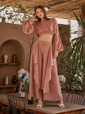 Love Blend Rosie Applique Flower Top