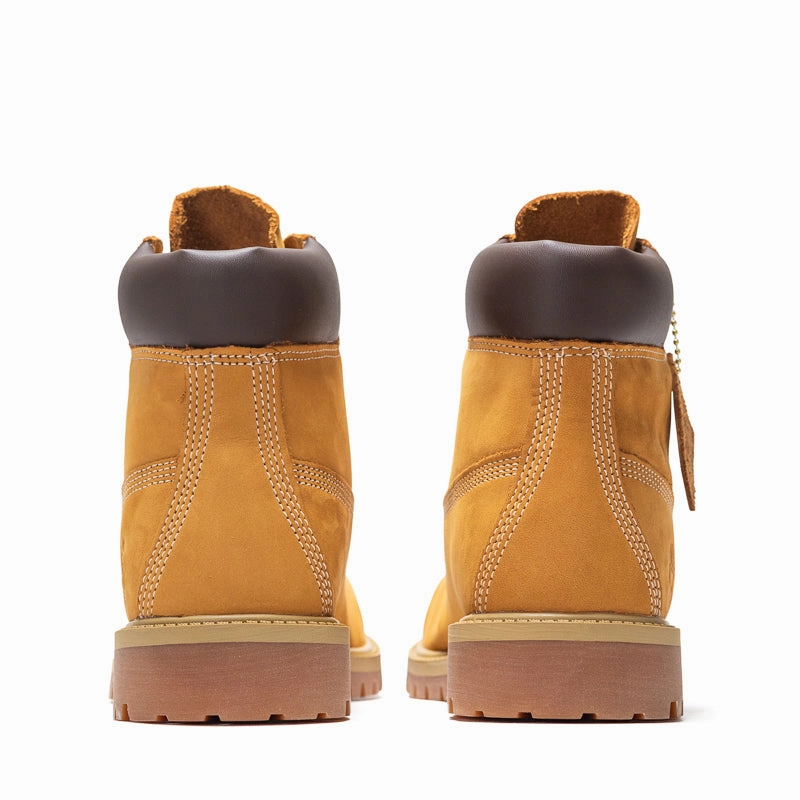 Timberland 6" Lace Up Waterproof Boot (GS) - Wheat Flexible Shank