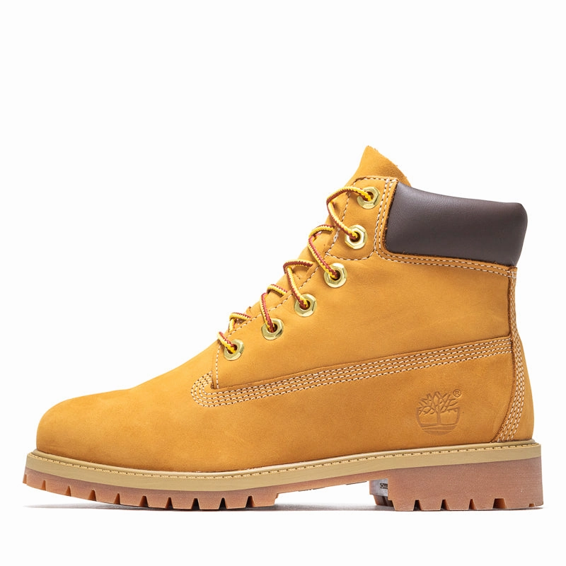 Daily Ready Hiking Enthusiast Timberland 6" Lace Up Waterproof Boot (GS) - Wheat