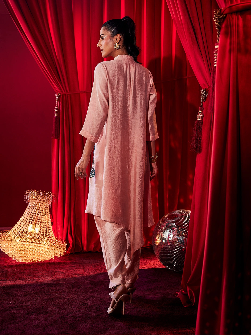 Petalina Embroidered Co-ord Set Light and breezy summer dress