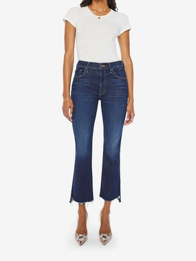 Simple Touch Street Fashion Trend Setter Holiday Vibes INSIDER CROP STEP FRAY HEM IN OFF LIMITS