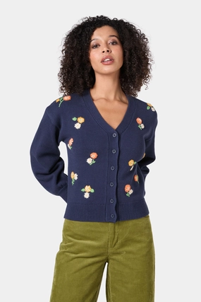 Cozy Touch Blossom Embroidered Cardigan