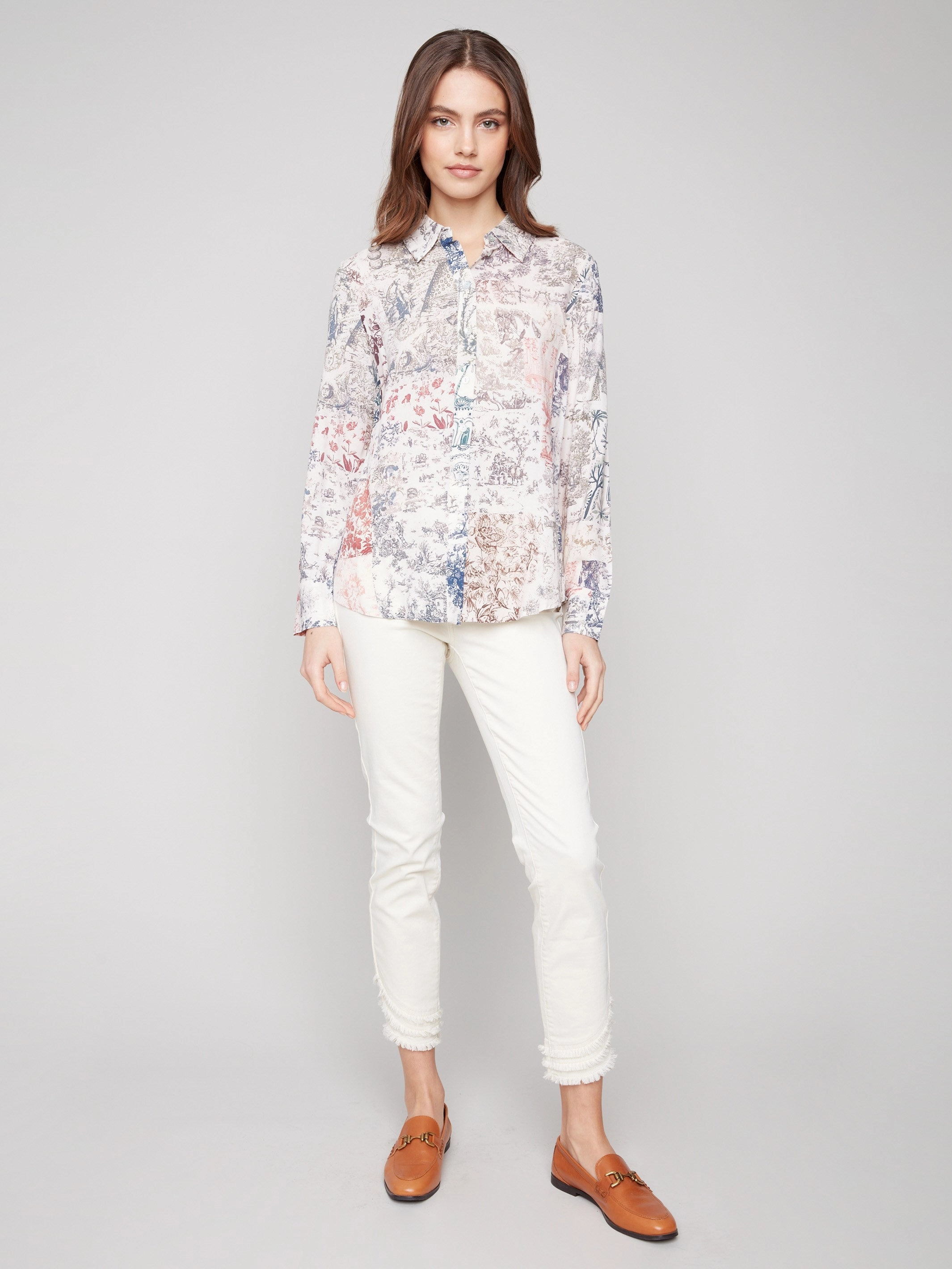 Party - Wear Printed Button-Up Shirt - Frame