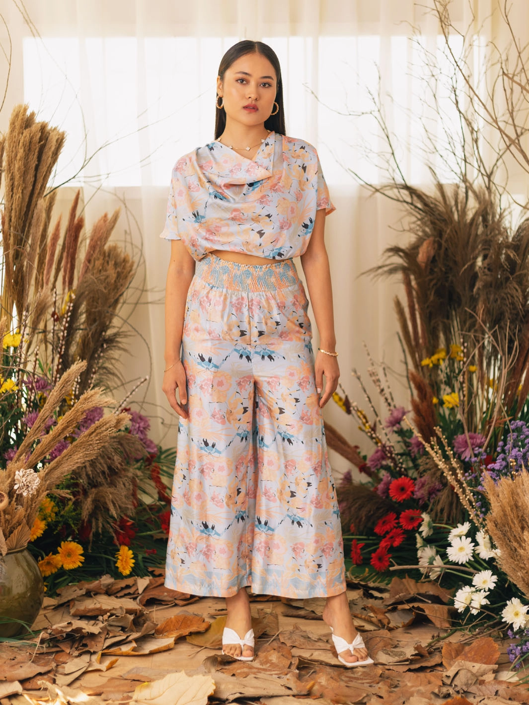 animal-print Happy Scent Caspian Pants