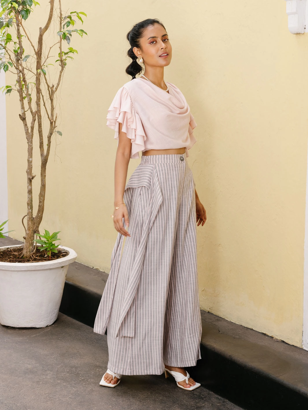 Flattering Look Dreamy Layers Tuscan Top