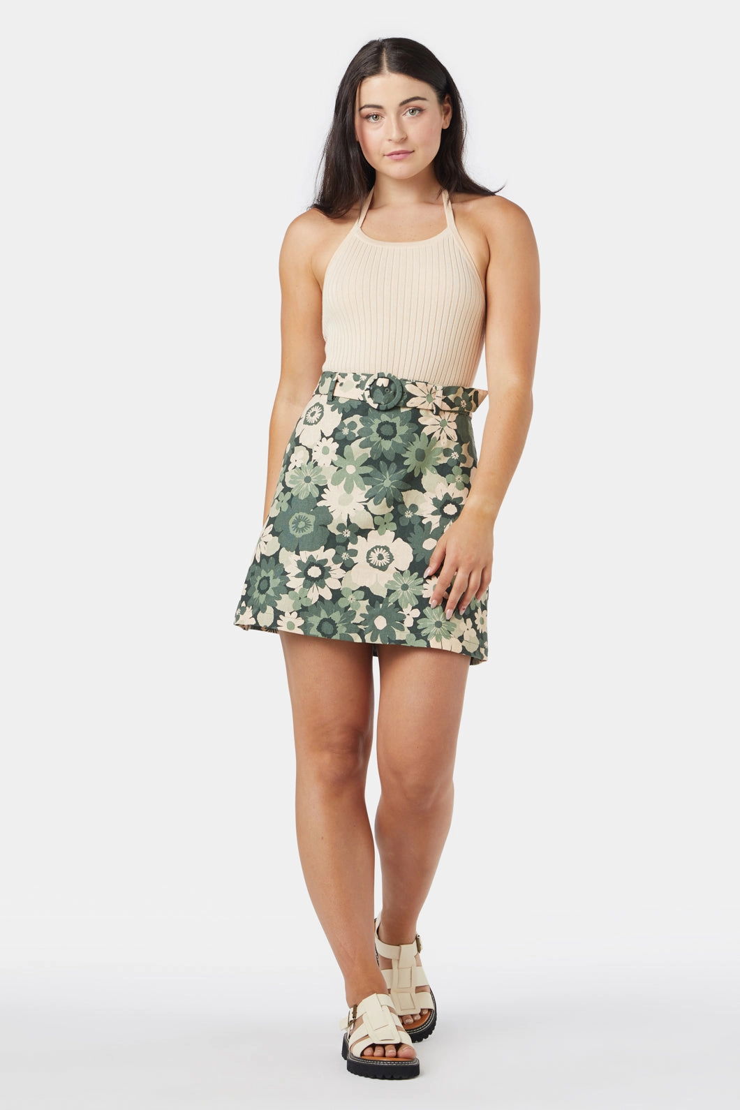 Twiggy Floral Skirt Year Round Style