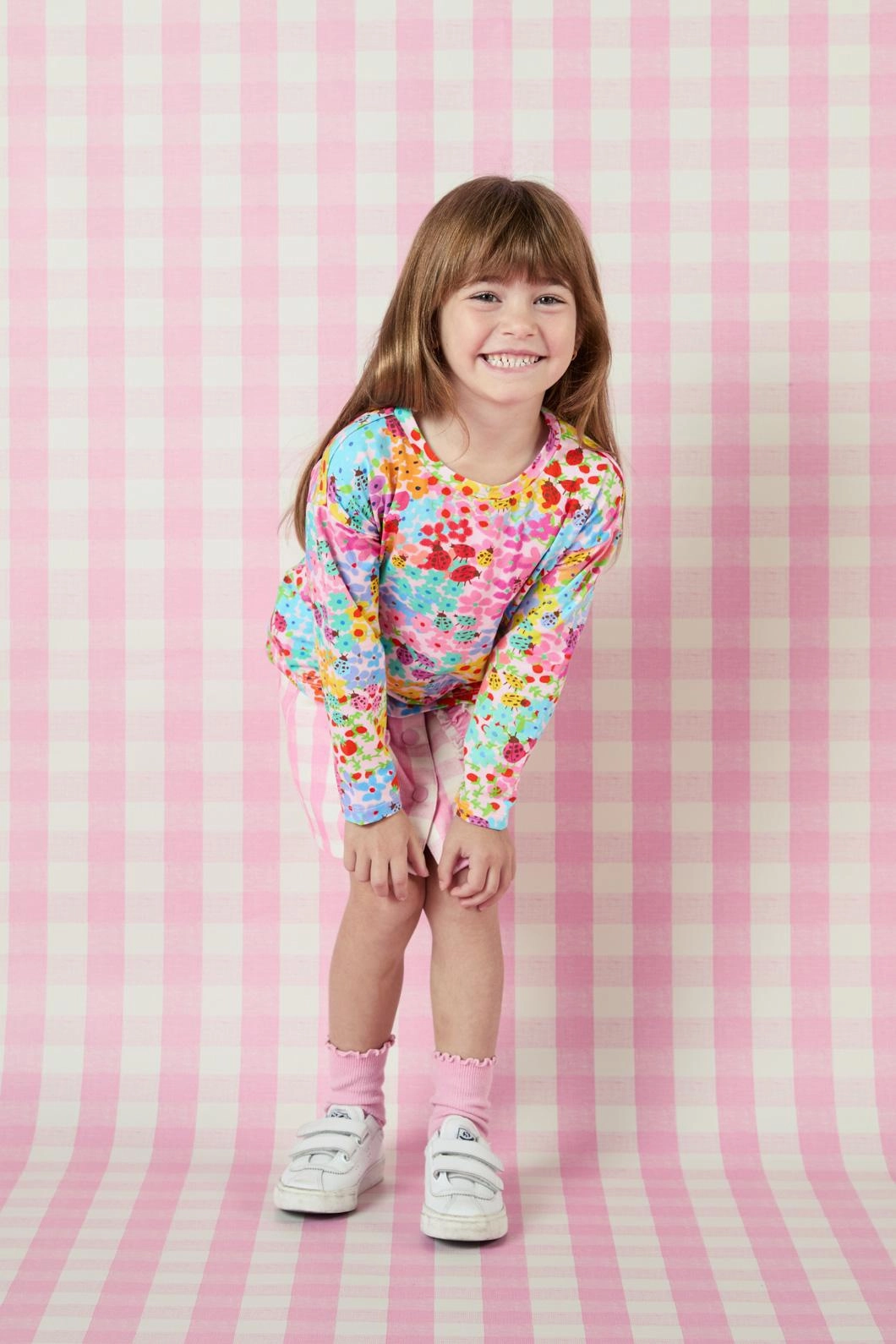 weekday wear Ditsy Floral Kids LS Tee