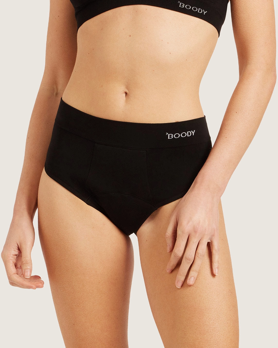 Period & Leak Proof - Full Briefs - Overnight - Black Simple Comforts Daily Relax