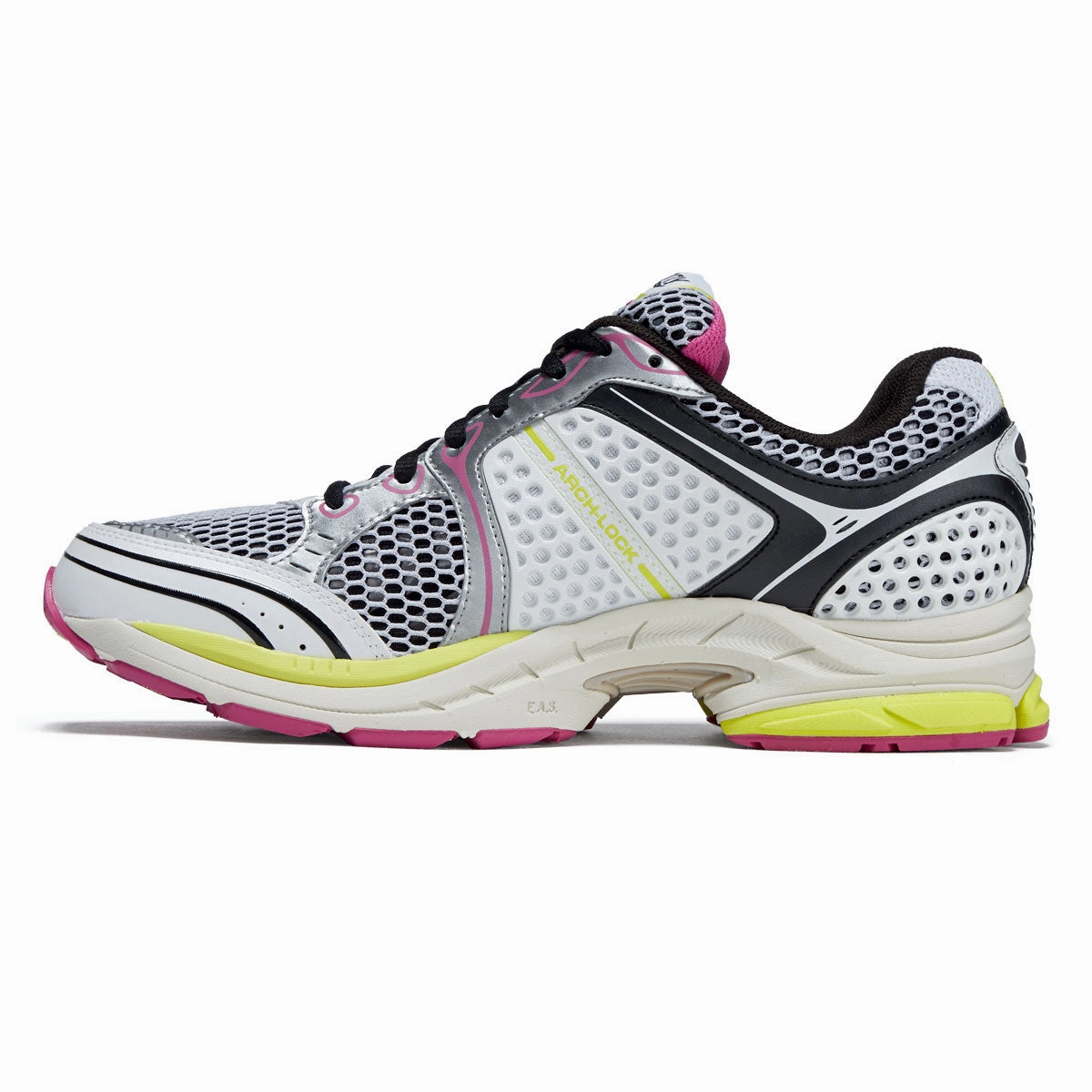 Saucony Progrid Triumph 4 Shoes - White/Fluo Energy Return Design Ultra-soft piece