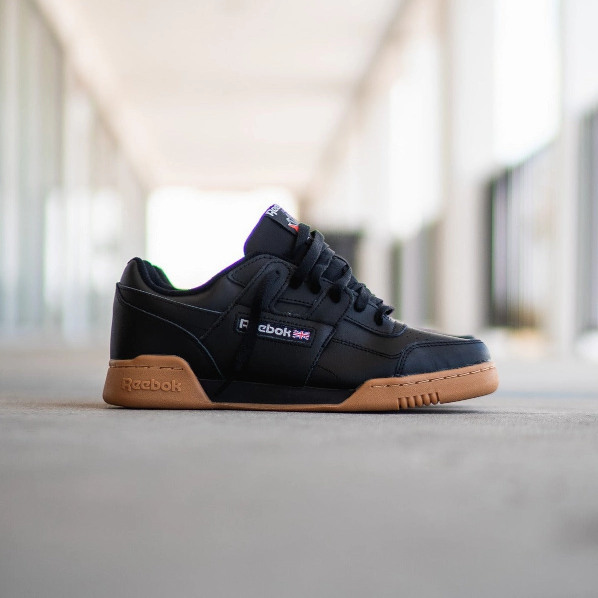Reebok Workout Plus (Black/Gum) Streamlined Style