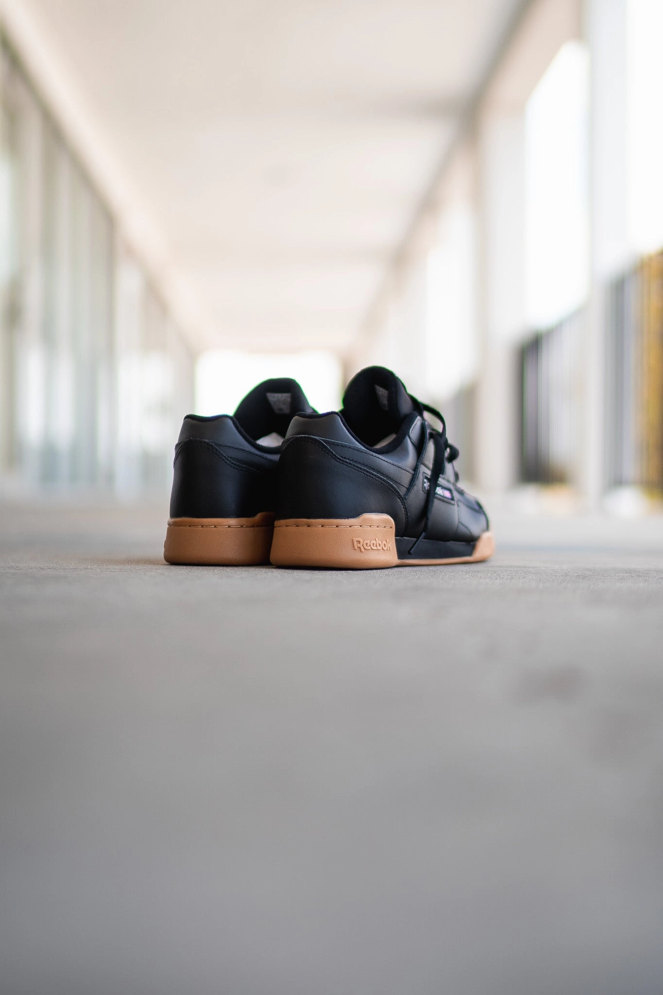 Reebok Workout Plus (Black/Gum) Wide Support