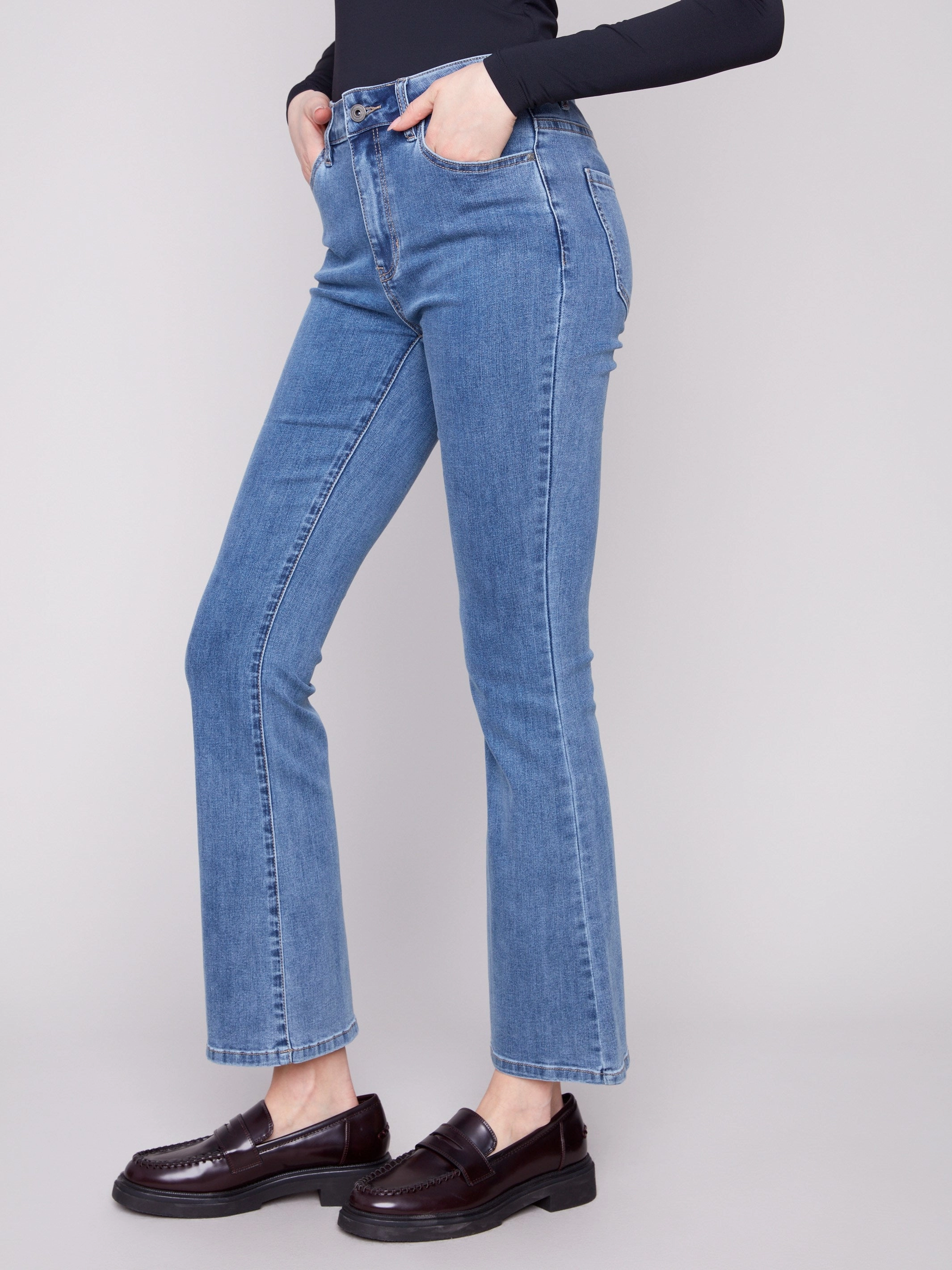 Perfect For Daily Bootcut Jeans - Medium Blue
