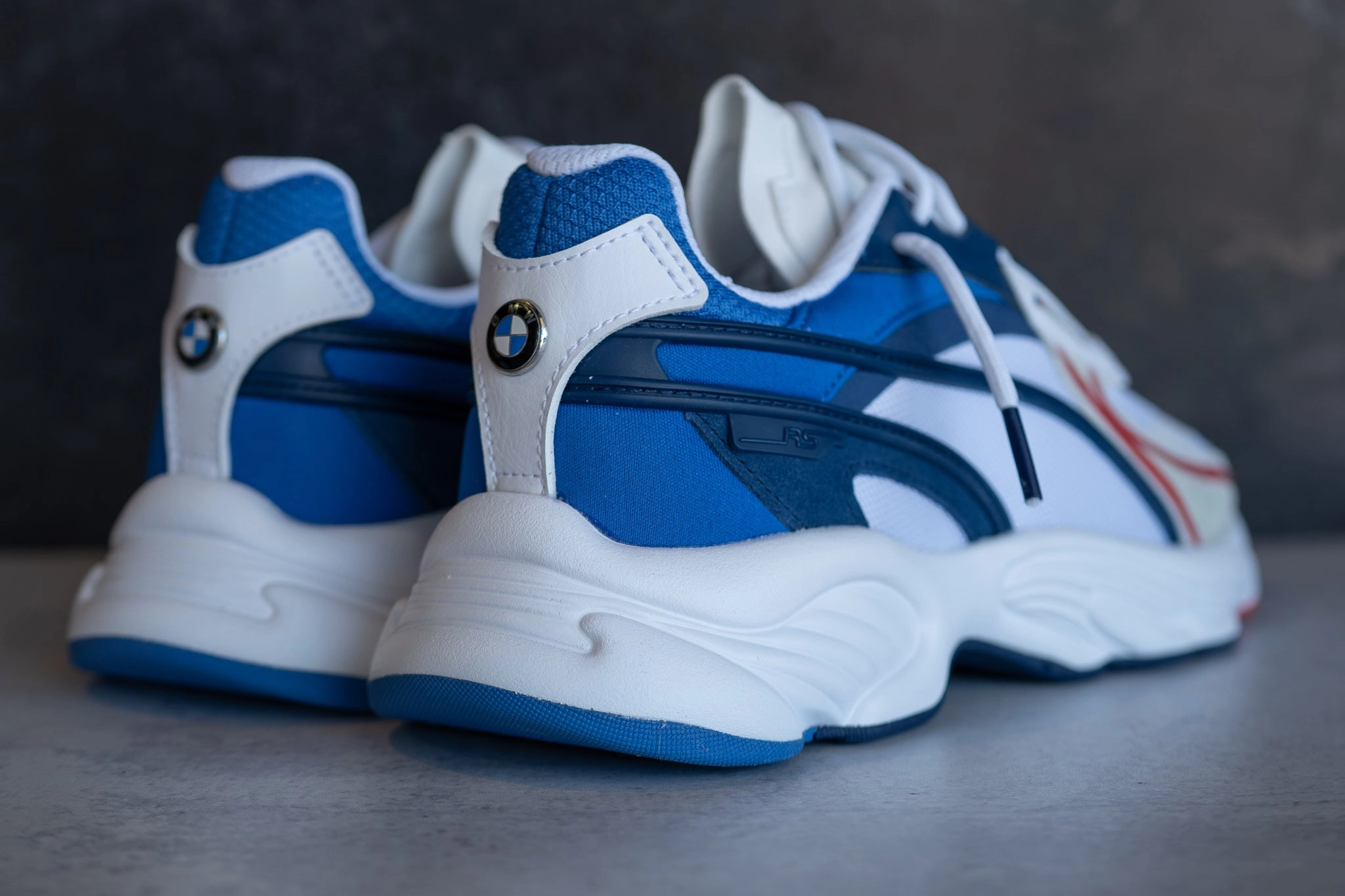 Puma BMW MMS RS-Connect (Alpine White) Comfort Padding Wear ease
