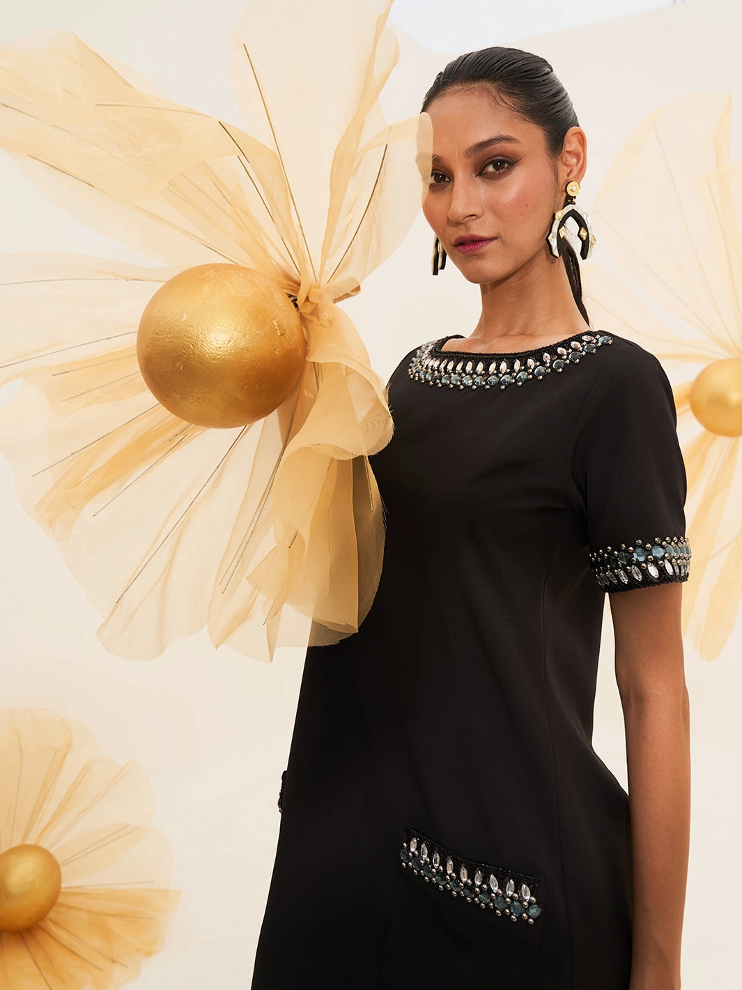 Twilight Little Black Dress Satin Soft Comfy Design