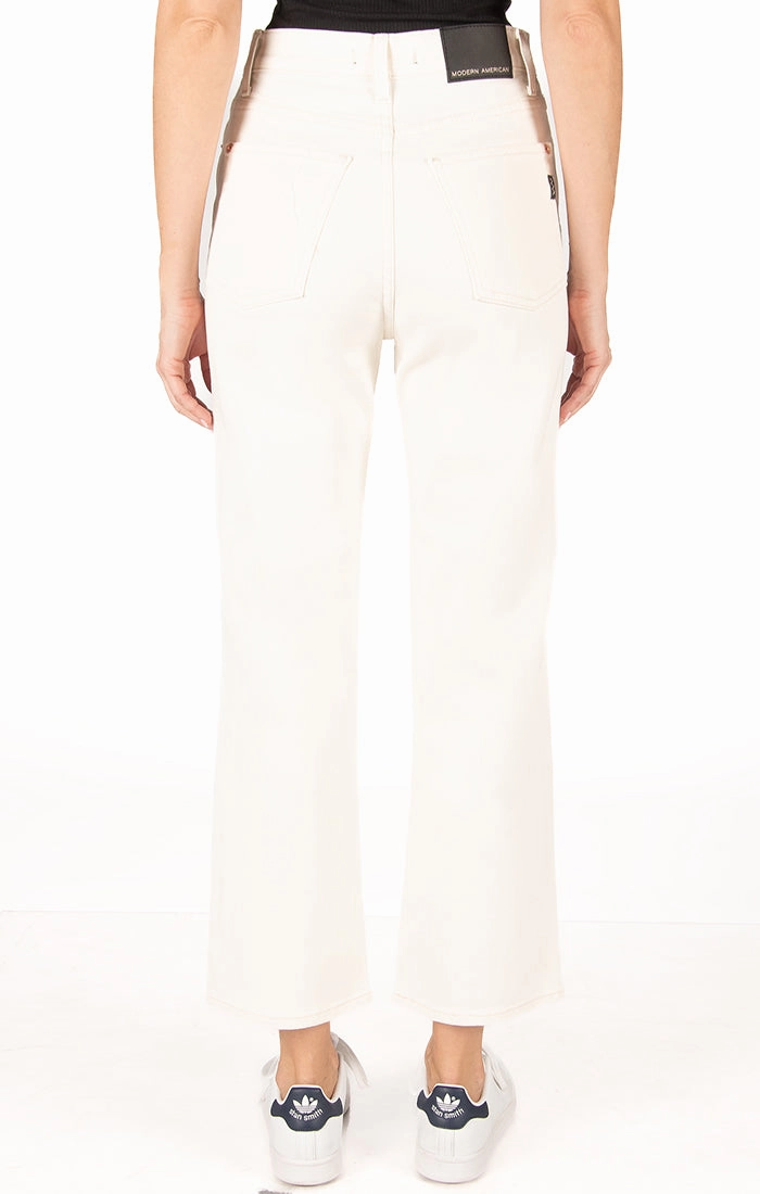 Home Comfort Party Look Modern Minimalist JACKSON CROP IN ECRU