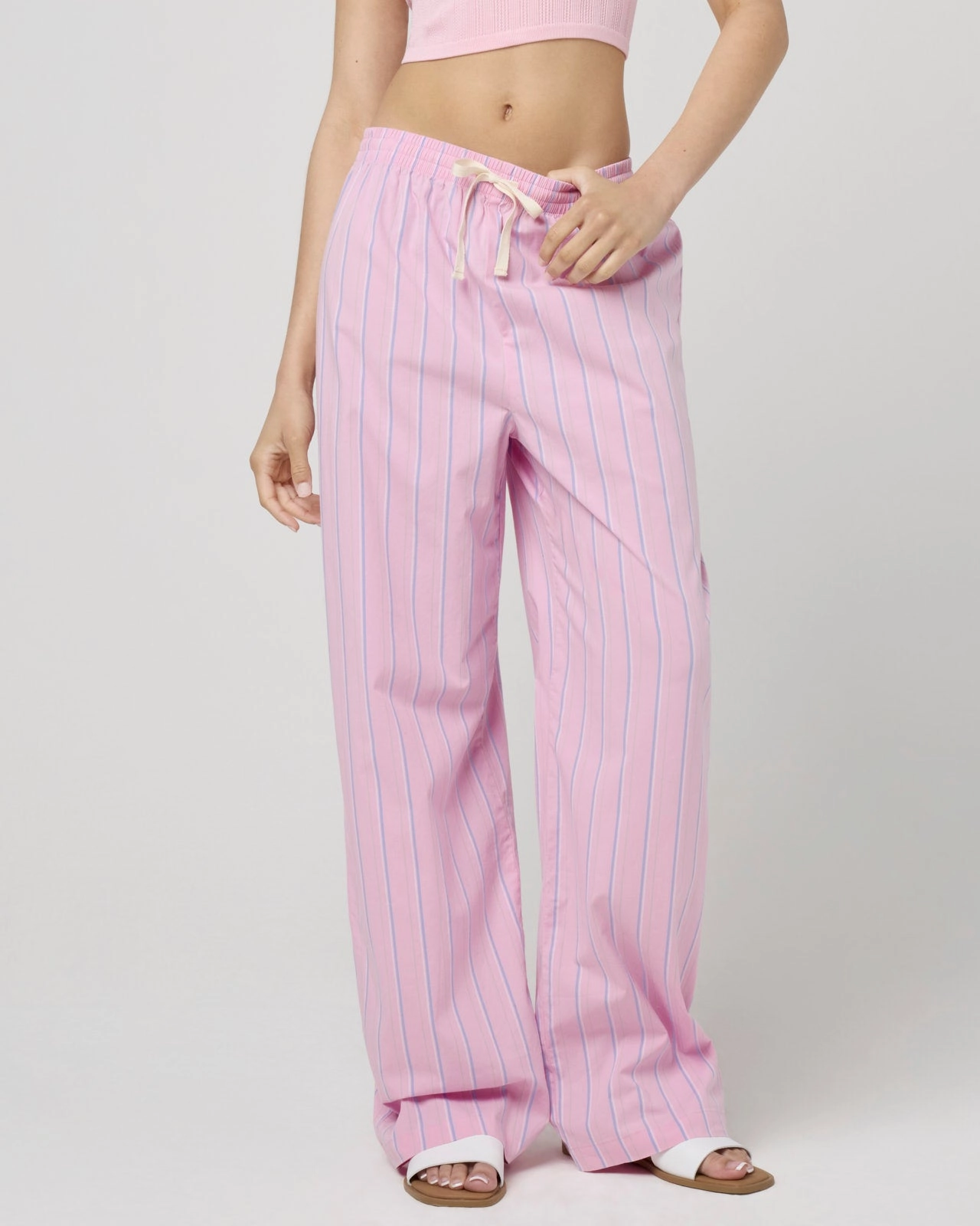 One-Piece Wear Late Breeze Villa Poplin Stripe Pant