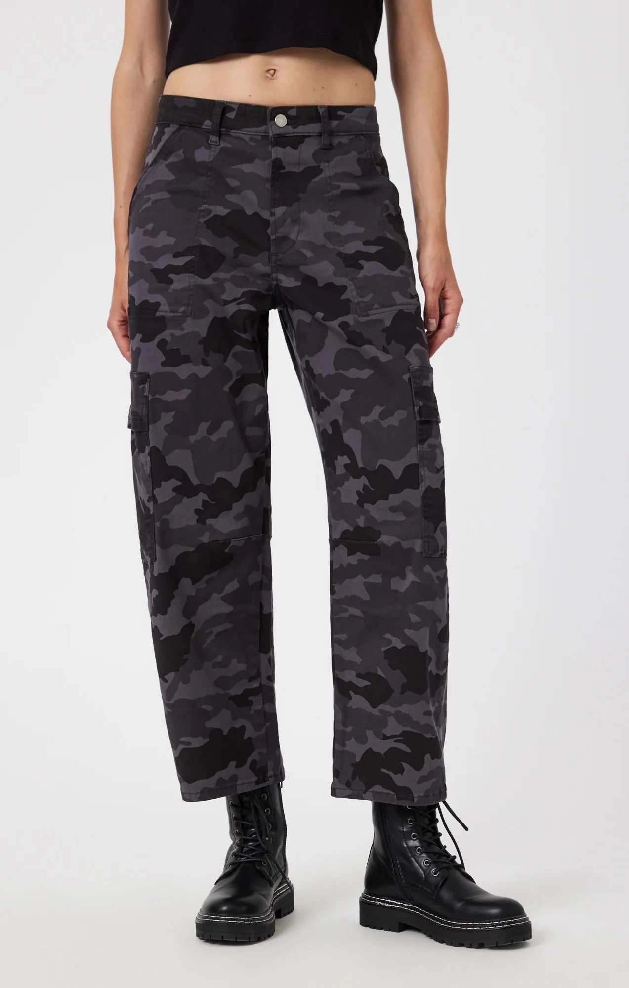 VINNIE SMOKE CAMO TWILL PANT DoubleStitchedEdges