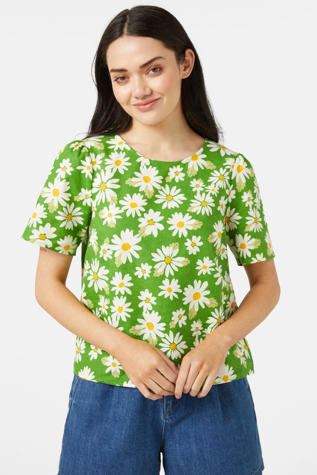 Ultraviolet Protection Finish Wild Daisy Top