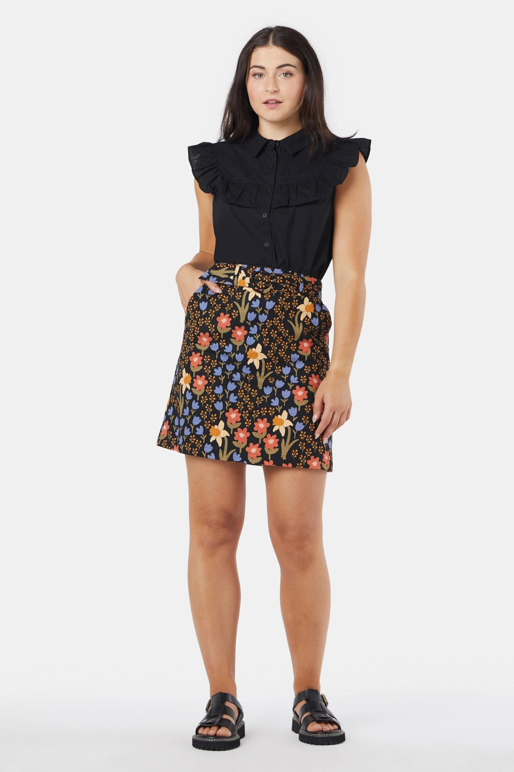 Bold Statement Winona Flower Skirt