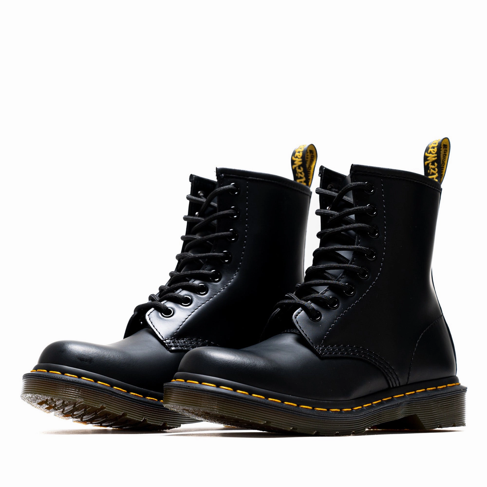 Women's Dr. Martens 1460 Smooth Leather Boot - Black Travel Easy Shock Absorbing Mountain Climber