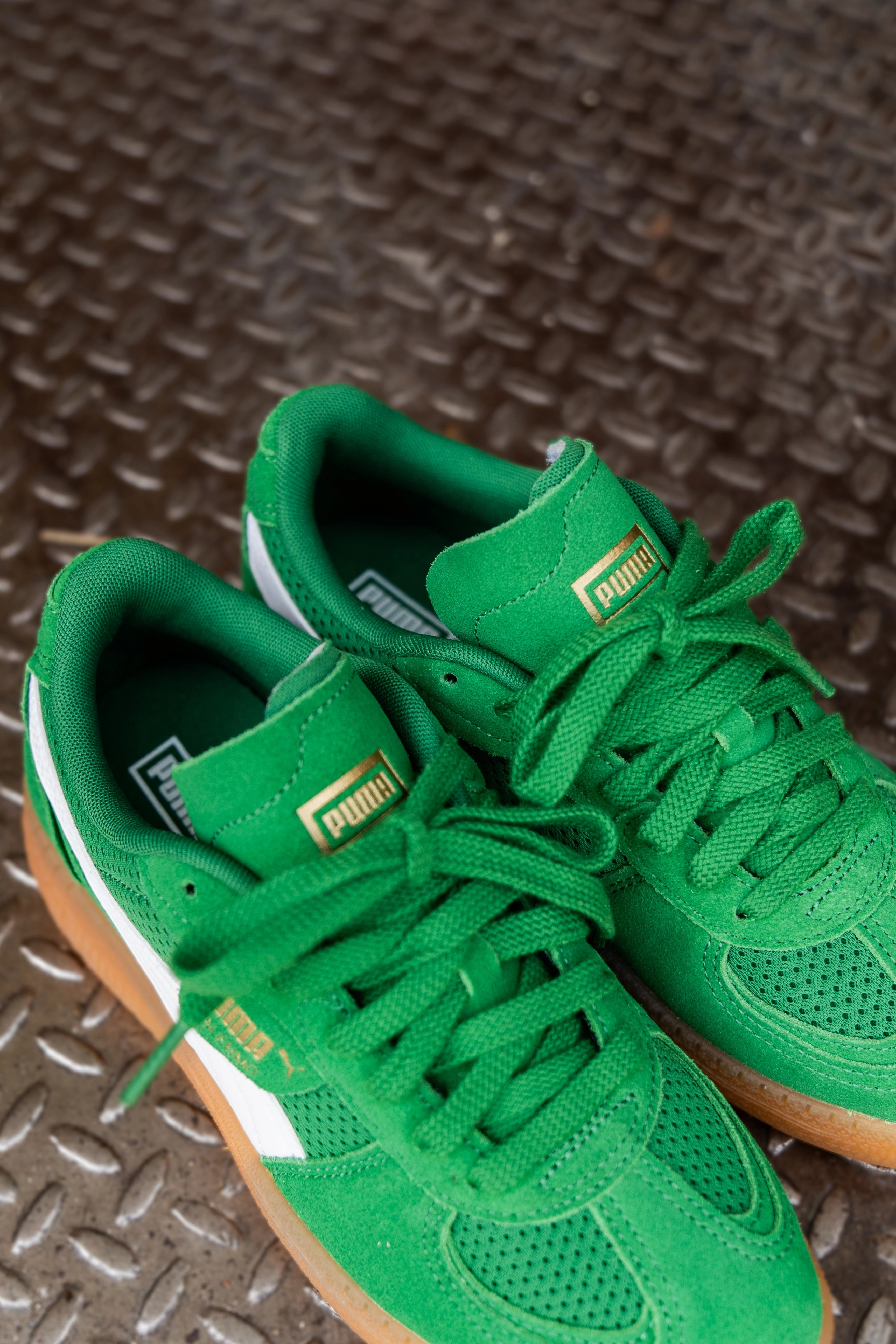 Women's Puma Palermo Moda Vintage (Archive Green/Gum) Ergonomic Insole