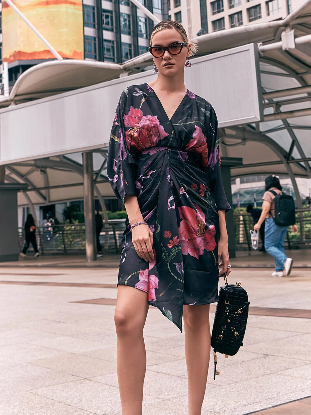 XOXO Pleated dress Joyful Look