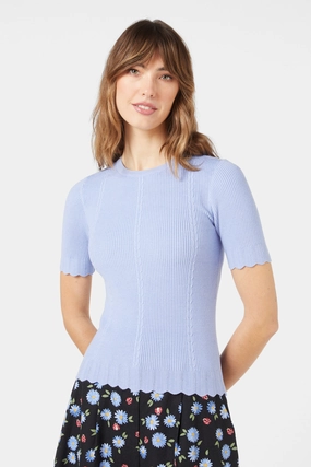 Durable Fiber Blend Zoe Knit Top